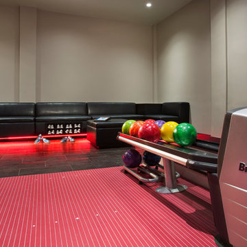 Private Bowling Alley for Hip Hop Music Label's Studio