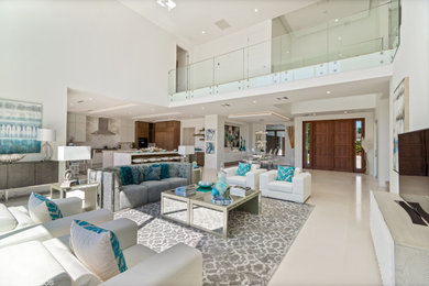 Inspiration for a family room remodel in Miami
