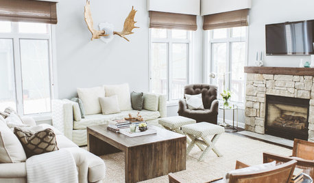 Houzz Tour: Cottage Style Goes Modern Rustic on Lake Wisconsin