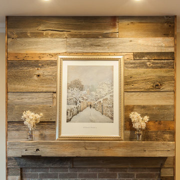 Reclaimed Fireplace Surround and Mantle in Elmhurst