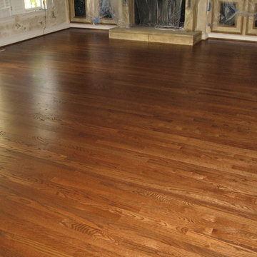 Refinish existing hardwood flooring