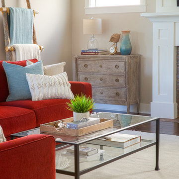Refreshing Coastal Hues Add Relaxing Mood to Family-Friendly Space