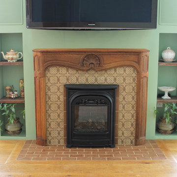 Revitalized Retro Fireplace