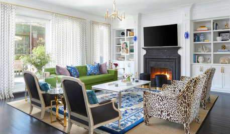 Houzz Tour: Bold Color and Patterns in a Couple’s Chicago Condo