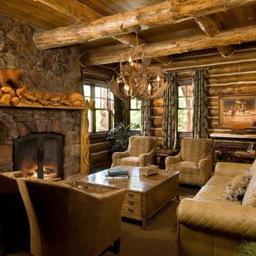Rocky Mountain Homes-Private Rustic Ranch