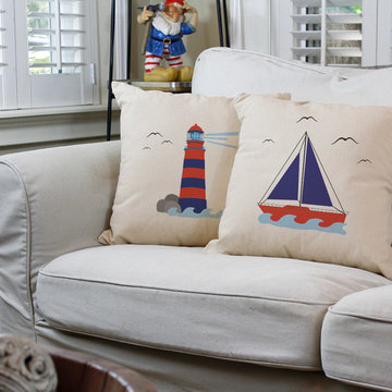 RoomCraft "Nautical Bedding and Room Decorations