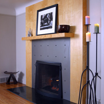 Royal Oak, MI Contemporary Fireplace