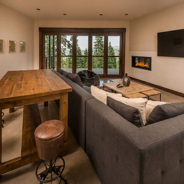 Rustic Contemporary Ski Lodge, Truckee, CA