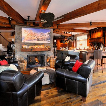 Rustic Family Room