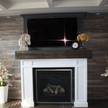 Rustic Fireplace Reno