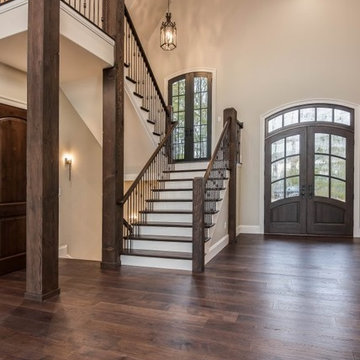 Rustic French Country Foyer