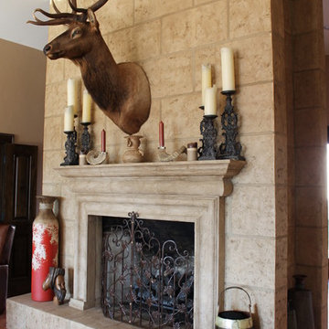 Rustic Hunter Fireplace Surrounds