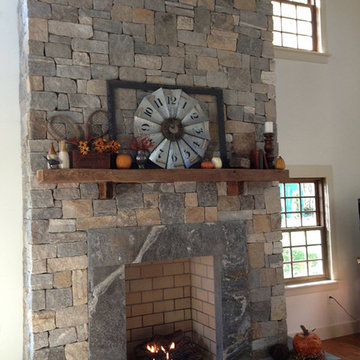 Salem Natural Thin Stone Veneer Fireplace