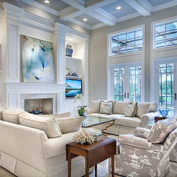 Sater Design Collection's 6583 "Belcourt" Home Plan