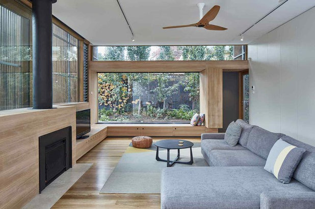 Contemporary Family Room by Warc Studio Architects