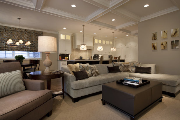 American Traditional Family Room by Michael Abrams Interiors