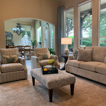 Serene and comfortable family room