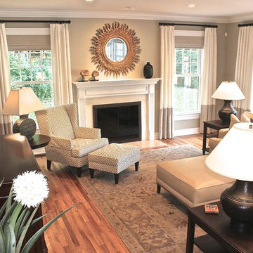 Serenely Elegant Family Room -- Ellen Kilroy
