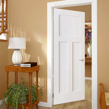 Shaker Door - White, 1+2 panel