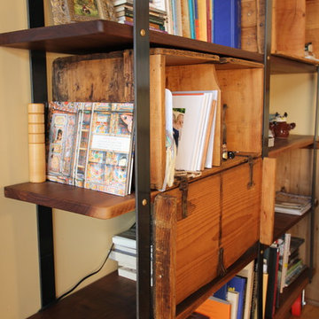 Shelving for Antique Crates