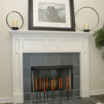 Signature Homes Fireplace at Chace Lake