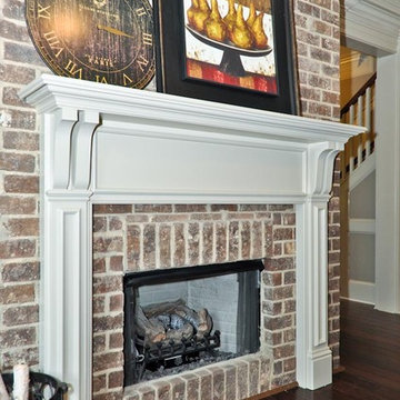 Signature Homes Fireplace at Village of Highland Lakes