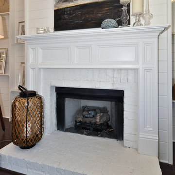 Signature Homes Fireplace at Water's Edge