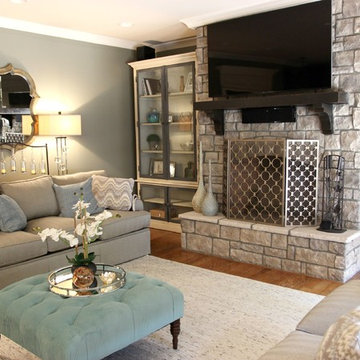 Sleek and Modern Living Room Makeover