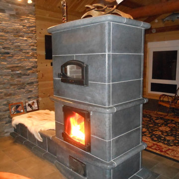 Soapstone Masonry Fireplace