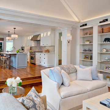 Soothing Kitchen and Family Room