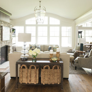 75+ Maritime Wohnzimmer mit grauer Wandfarbe Ideen & Bilder - März 2021