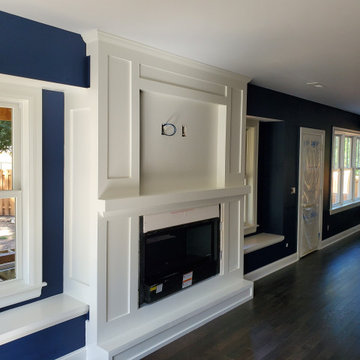 St Louis Park custom mantle and fireplace surround