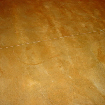 Stained concrete ( hand painted )