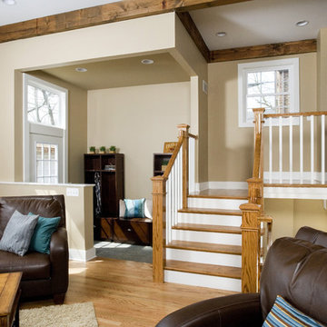 Staircase & Mudroom off of Great Room