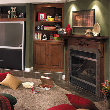 StarMark Cabinetry Family Room in Sioux Falls, South Dakota