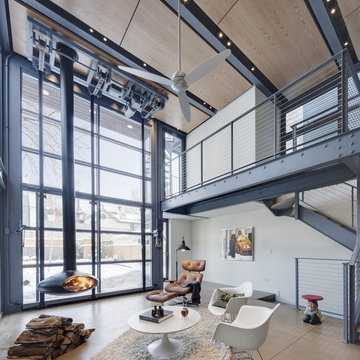 Steel & Glass Interior
