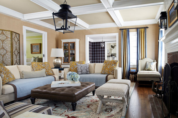 Traditional Family Room by Jules Duffy Designs