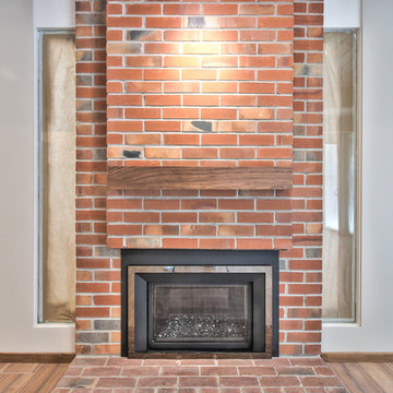 Sunnyvale Eichler Style Whole House Remodel - Fireplace