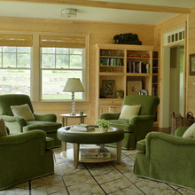 living room green, yellow
