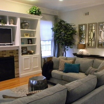 Syosset Transitional Family Room