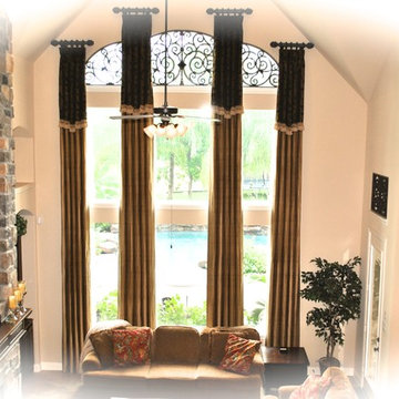 Tableaux and Faux Iron and Custom Window Treatments