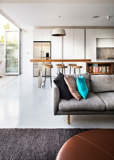 Contemporary Family Room by Mata Design Studio