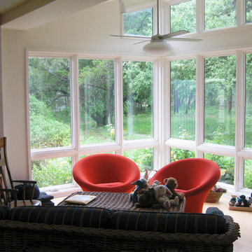 Texas Limestone Remodel with new living room