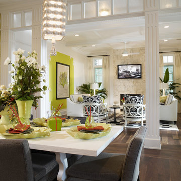 The Amber Great Room by Alvarez Homes - Tampa Home Builders - (813) 701-3299