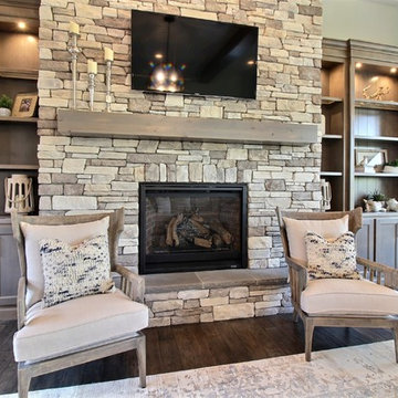 The Great Room Fireplace : The Cadence : 2018 Parade of Homes
