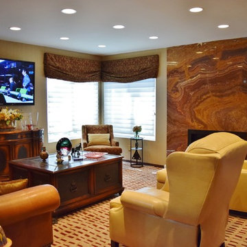 The Rubin Dining Room and Family Room Remodel in Encino, Ca.