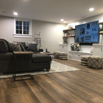 The Wife Approved Mancave- Lower Level Renovation