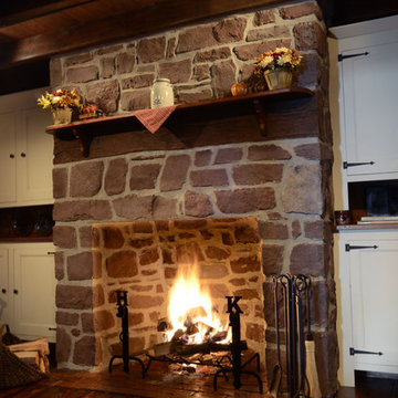 Thin Stone Veneer Fireplace