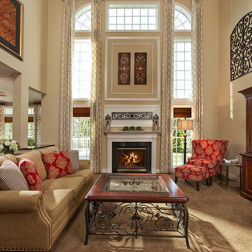 Traditional Family Room Interior Design