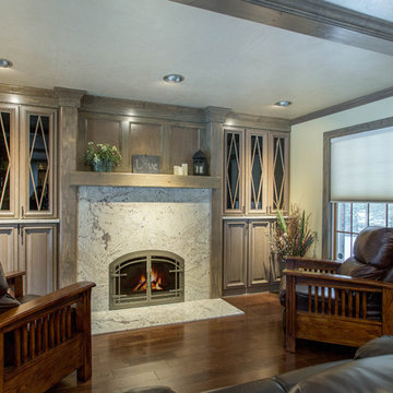 Traditional Fireplace Built-Ins